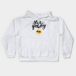 Sun Emoji - It's a Good Day Kids Hoodie